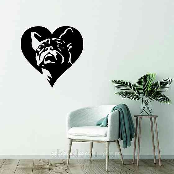 Декоративне настінне Панно «Французький  бульдог», Декор на стіну Київ