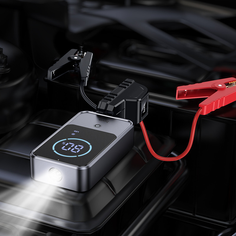 Автомобільний пуско-зарядний пристрій HOCO QS7 Source smart emergency start-up power bank(10000mAh) Одеса - фото 8