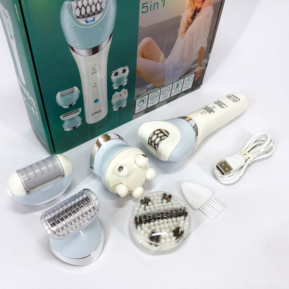 Щітка для чищення п'ят, Електрична пемза для чищення ніг, Епілятор з живленням від батарейок PY-18 Івано-Франківськ - фото 3