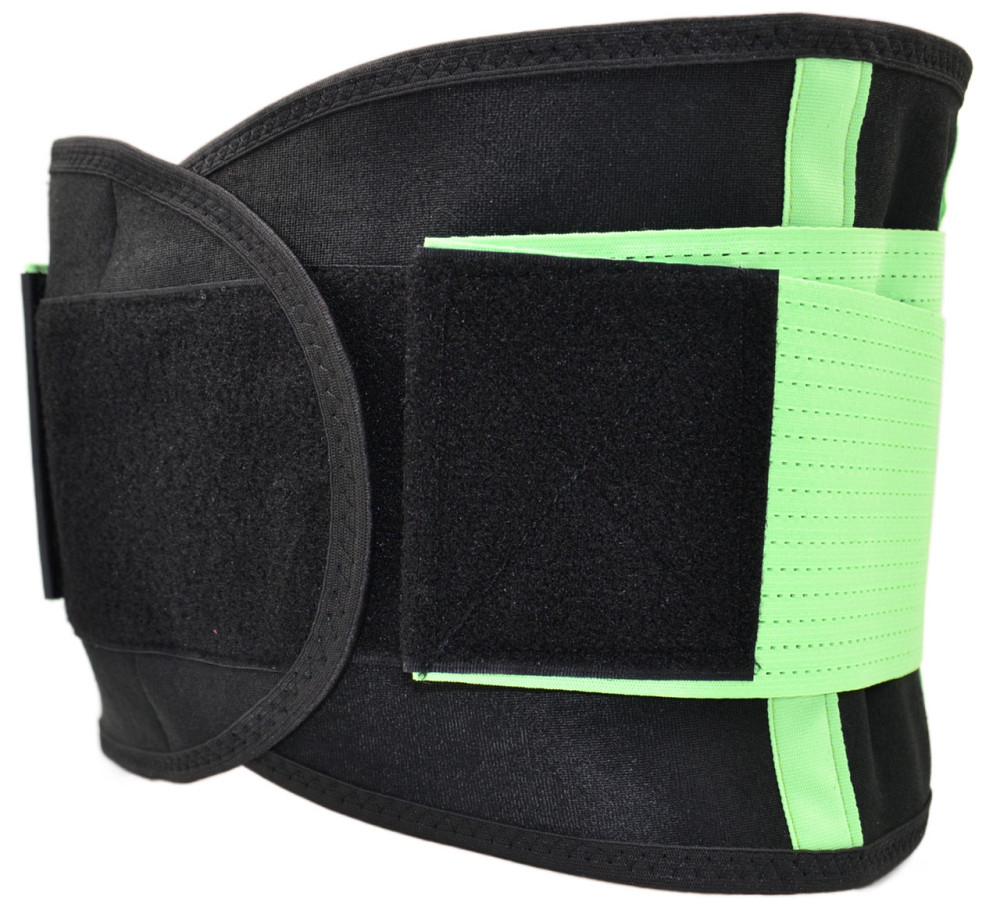 Пояс компресійний MadMax MFA-277 Slimming belt Black/neon green M Каменское - изображение 4