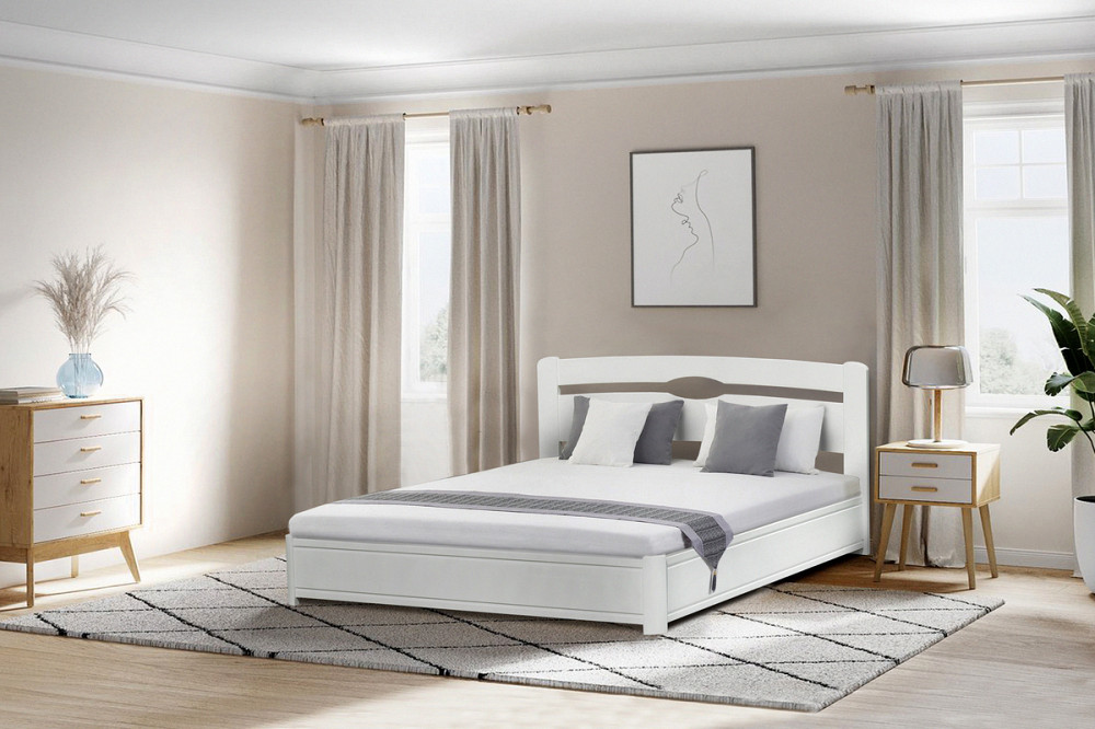 Ліжко Кароліна ПМ 1600*2000, біла Киев - изображение 1