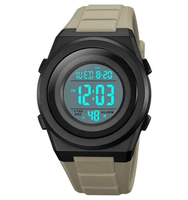 Чоловічий спортивний наручний годинник Skmei 2080 (Хакі) Київ - фото 2