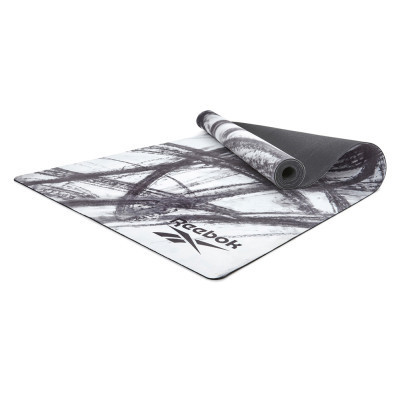 Килимок для йоги Reebok Natural Rubber Yoga Mat білий, сірий, мармур RAYG-11080OM (885652020923) Вінниця - фото 1