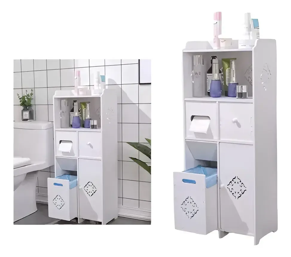 Напольная полка для ванной комнаты, шкаф для хранения вещей Коломия - фото 1