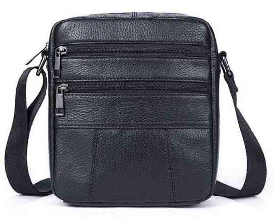 Сумка чоловіча флотар Vintage 14758 Чорна Київ