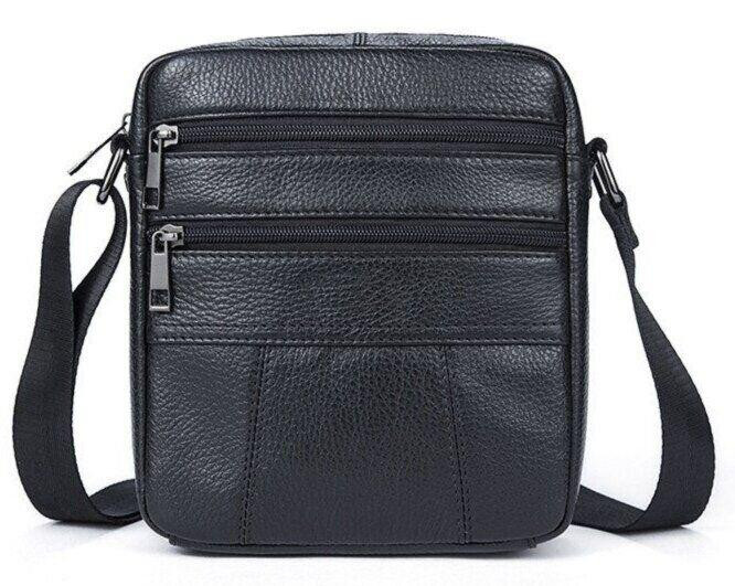 Сумка чоловіча флотар Vintage 14758 Чорна Київ - фото 1