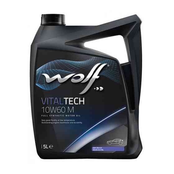 Моторное масло Wolf Vital Tech M 10W-60 5л Львов