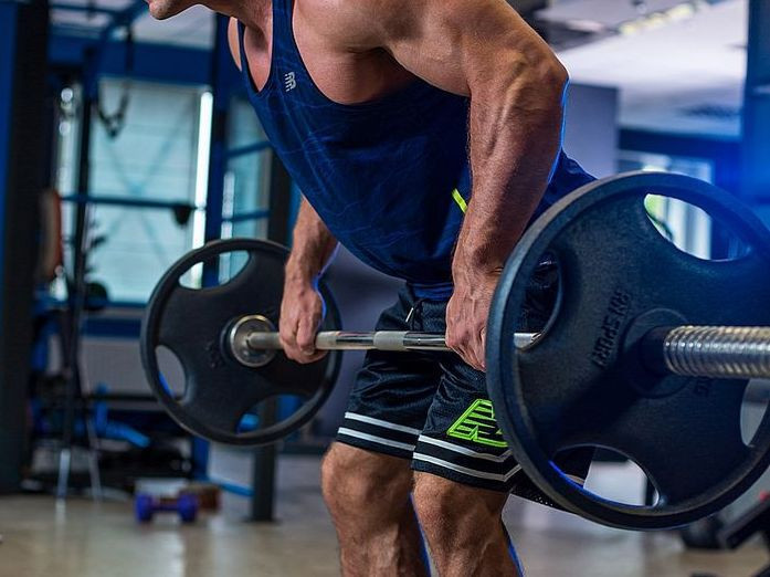 Штанга олімпійська чавунна на 200 кг Гантелі, гирі, штанги та диски набірні Київ - фото 2