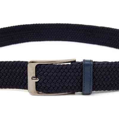 Ремень Vintage Текстильный мужской Темно-синий (20526) Винница