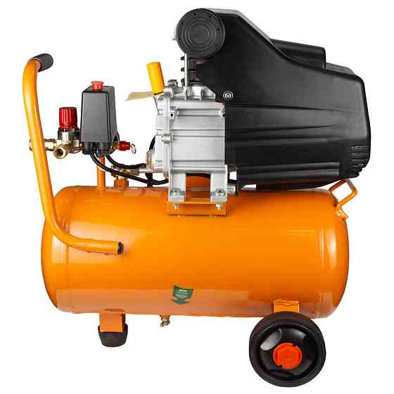 Grad Компрессор одноцилиндровый 1.5кВт 198л/мин 8бар 24л (2 крана) GRAD (7043555) Коломия