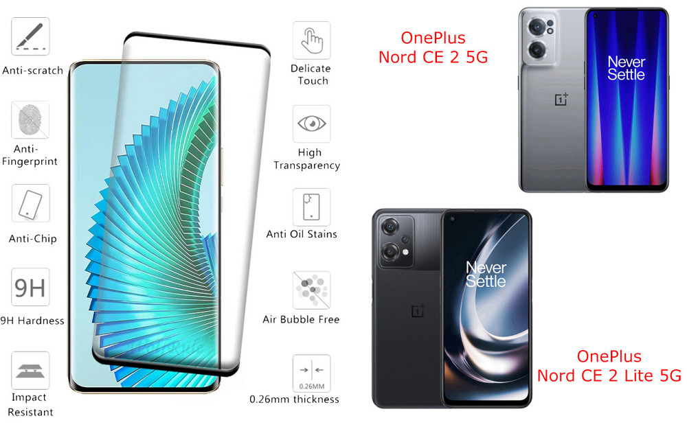 Защитное стекло HyperGlass Pro для OnePlus Nord CE 2 5G, Nord CE 2 Lite 5G – максимальная чувствительность и Киев - изображение 2