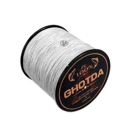 Плетений рибальський шнур GHOTDA, сірий, 150 м Київ