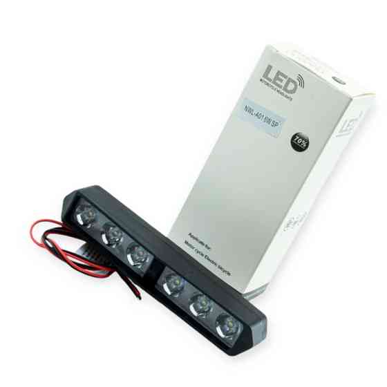 Фара LED прямокутна 148х29х36 (ДВШ) 18W 5700K SP дальній білий жовтий стробоскоп додаткова Мукачево