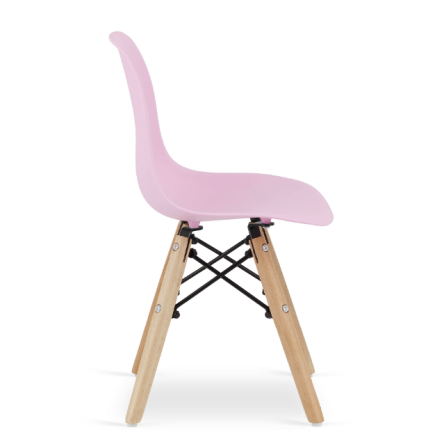 Дитячий стільчик Leobert Zubi зі спинкою рожевий Київ