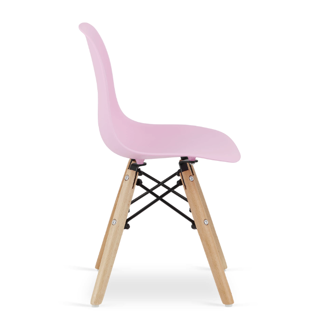 Дитячий стільчик Leobert Zubi зі спинкою рожевий Київ - фото 5