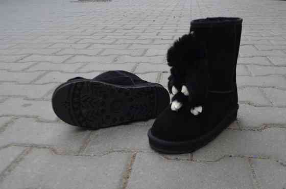 Violeta Угги жіночі Violeta чорні замша натуральна з кроликом 36-39 (1720) Коломыя