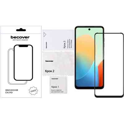 Стекло защитное BeCover Nubia V60 Black (711976) Винница