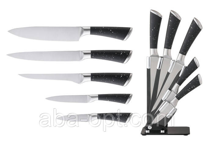 Набір ножів з підставкою 6 предметів Матрикс (шт) Одеса - фото 1