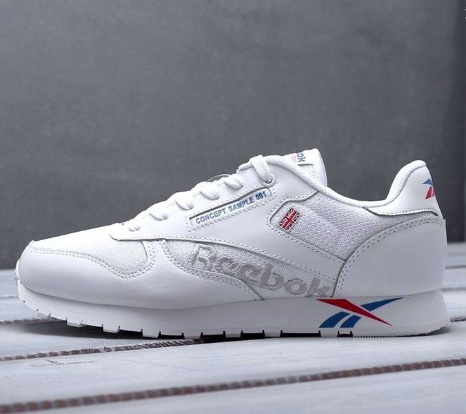 Мужские Кроссовки Reebok Classic Белые Рибок (размеры: 45,46) Видео Обзор Днепр - изображение 5