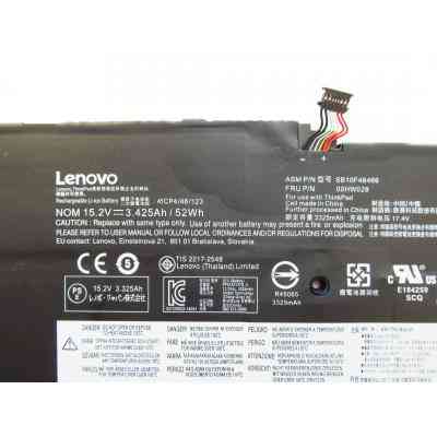 Акумулятор до ноутбука Lenovo ThinkPad X1 Carbon (4th Gen) 00HW028, 3425mAh (52Wh), 4cell, (A47395) Вінниця