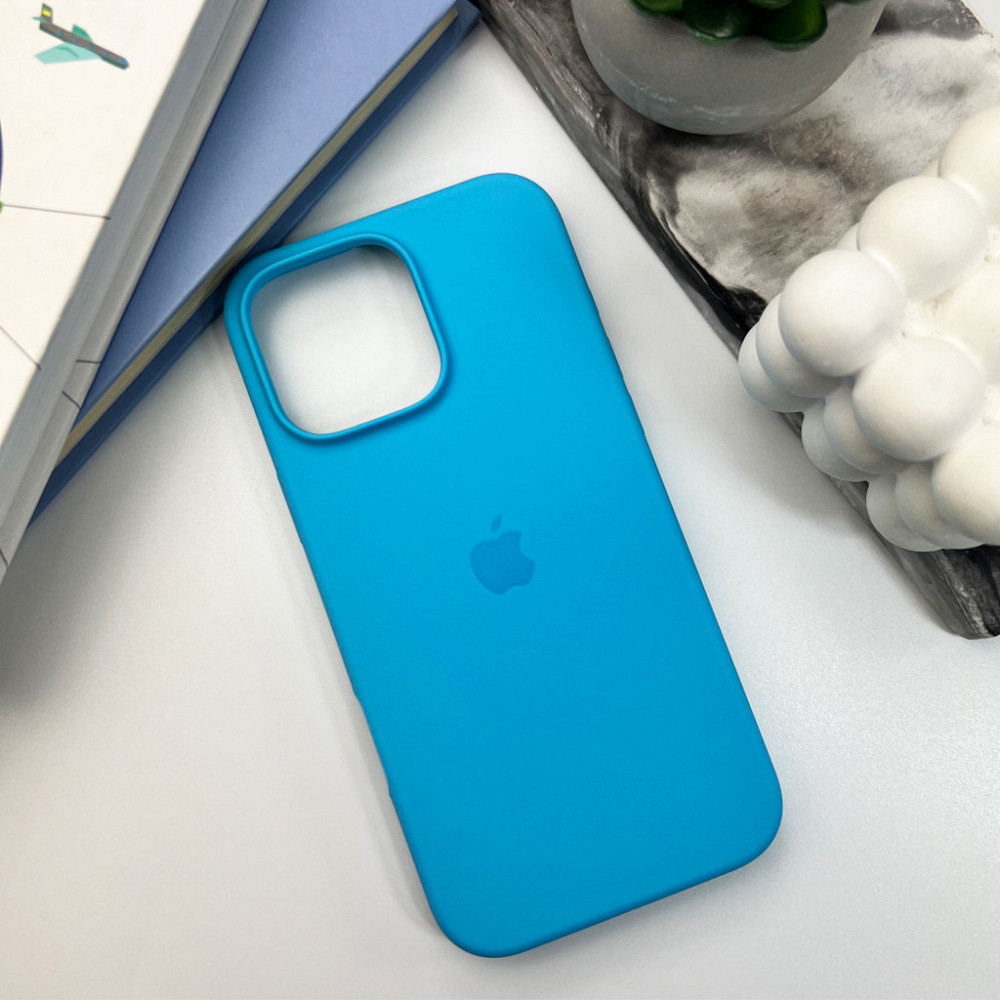Чохол для смартфона Silicone Full Case AA Open Cam for Apple iPhone 16 Pro Max 38,Surf Blue Киев - изображение 6