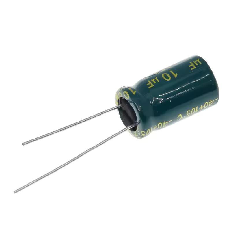 Набір алюмінієвих електролітичних конденсаторів 10мкФ 450В 105°C, 10 шт Київ - фото 3