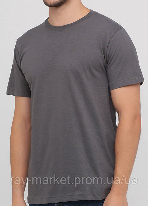 Футболка базова Stedman Classic-T Unisex  чоловіча темно-сіра (ST2000-RGY) Київ - фото 2