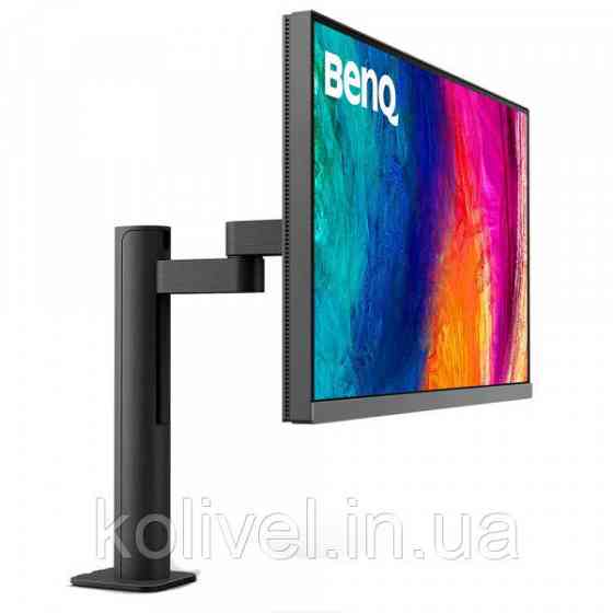 TFT 27" BenQ PD2706UA, 4K UHD, IPS, 99% sRGB, HDR10, HDMI, DP, USB-C, USB-hub, HAS, колонки (9H.LLKLB.QBE) Київ
