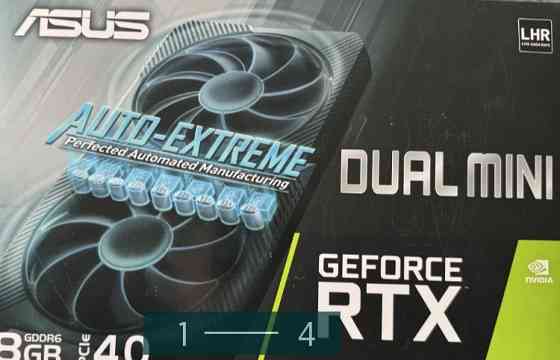 Нова відеокарта Asus GeForce RTX 3060 ti 8Gb. Київ