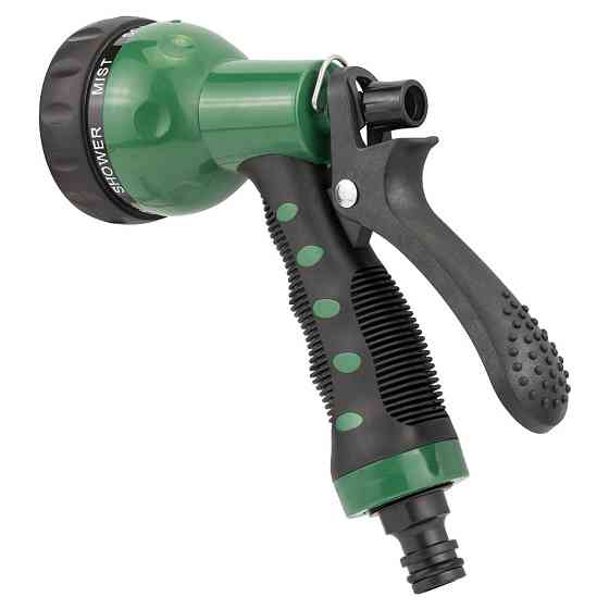 Пистолет-распылитель 7-ми режимный (ABS+TPR) металлическая заклепка GRAD (5012495) Ровно