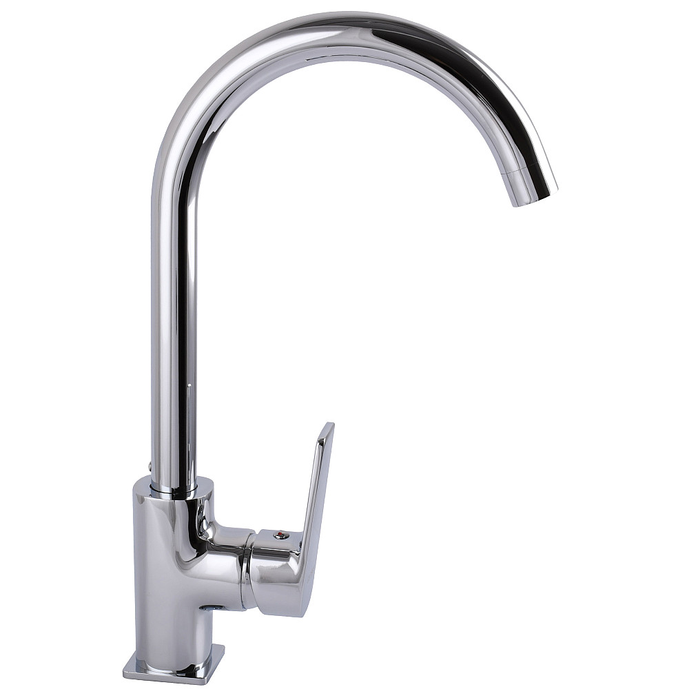 Змішувач для кухні Globus Lux BONN GLB-0203S боковий латунь на гайці Тернопіль - фото 4