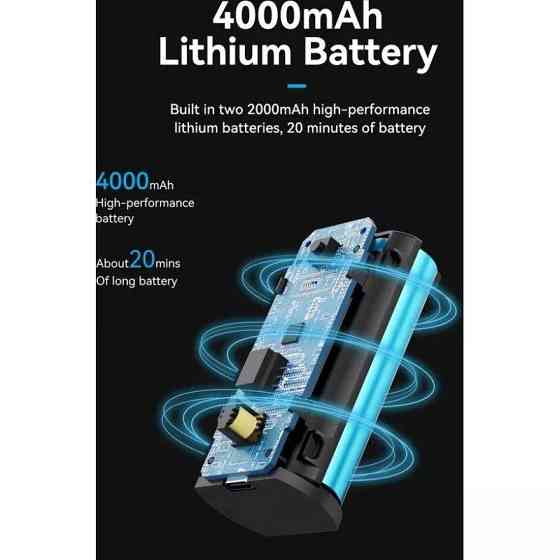 Ручной автомобильный пылесос Vention Cordless Car Vacuum Cleaner Foldable Type Blue KRAL0 Одесса