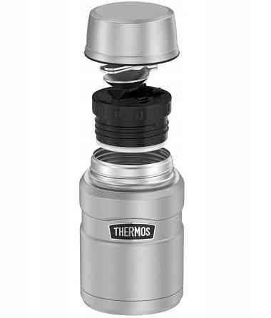 Термос для Їжи з ложкою 0.71 літр "Thermos Stainless King Food Flask" (173050) Stainless Steel Нововолинськ