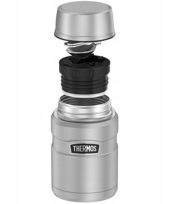 Термос для Їжи з ложкою 0.71 літр "Thermos Stainless King Food Flask" (173050) Stainless Steel Нововолинськ - фото 4