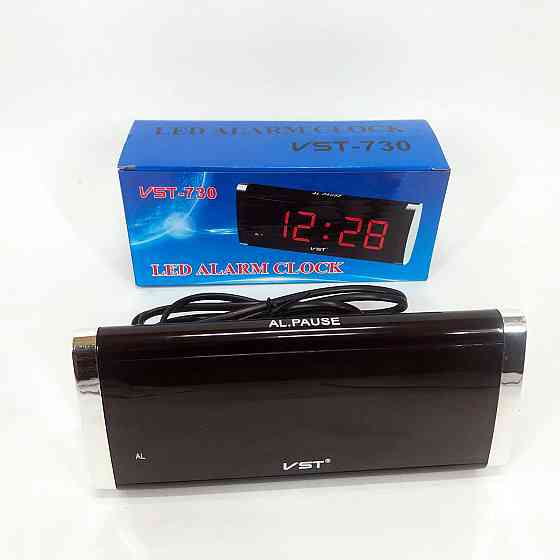 Часы сетевые электронные светящиеся настольные VST 730, Настольные часы ZY-172 зеркальный дисплей Киев