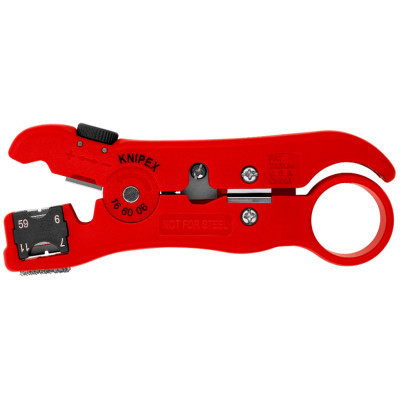 Знімач ізоляції KNIPEX для коаксіального і дата-кабелю (16 60 06 SB) Вінниця - фото 3