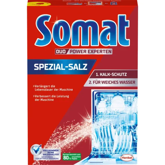 Соль до посудомоечных машин Somat, 1,2 kg (Германия) Somat Spülmaschinensalz, 1,2 kg Львов - изображение 1