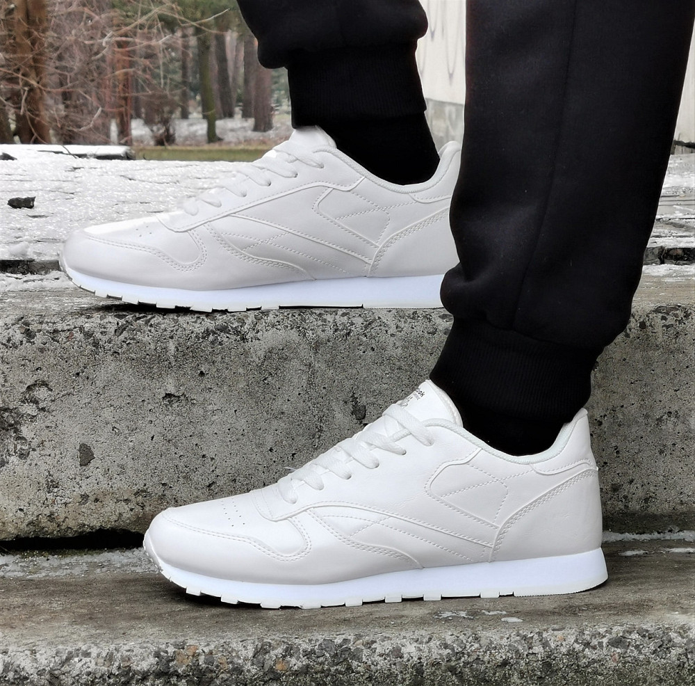 Мужские Кроссовки Reebok Classic Белые Рибок (размеры: 40,44,45) Днепр - изображение 8