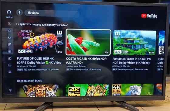 Телевізор SONY 32"/Android TV/Wi-Fi T2/Smart/2023p. Київ