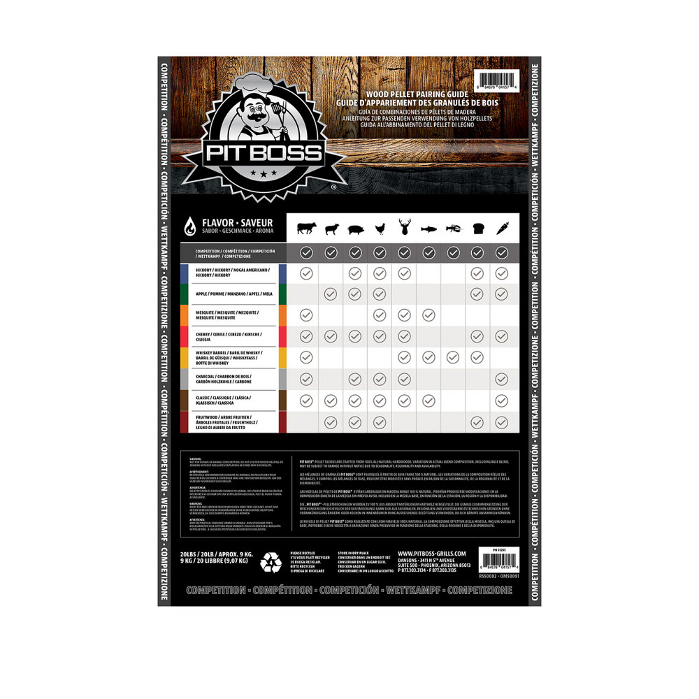 Пелети для гриля Pit Boss, мікс з твердих порід дерев, 9кг.,  55235 Код: 011122 Рівне - фото 2