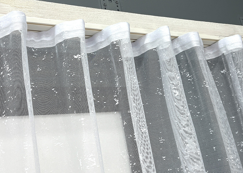 Короткий тюль, высотой 1,8м, жаккард мрамор цвет белый 2006т Киев - изображение 6