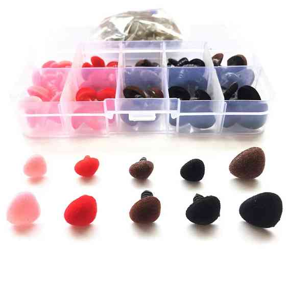 Набор флоковых носиков для игрушек, 70 шт, 4 цвета Киев