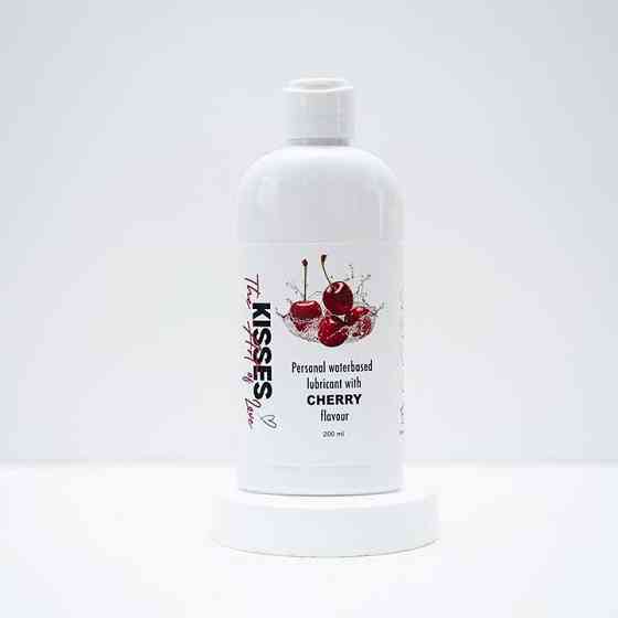 Лубрикант на водной основе Kisses Вишня 200 мл. – Интимная смазка Винница