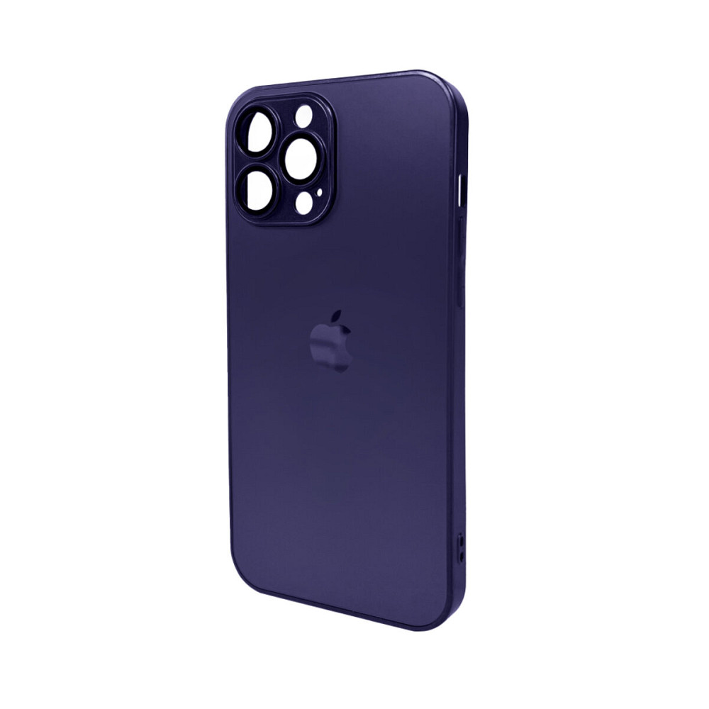 Чохол для смартфона AG Glass Matt Frame Color Logo for Apple iPhone 12 Pro Max Deep Purple Киев - изображение 1