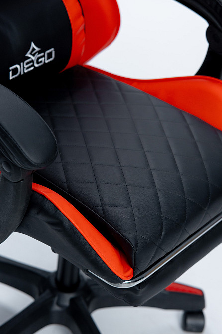 Крісло геймерське DIEGO AERO Black-Red Київ - фото 7