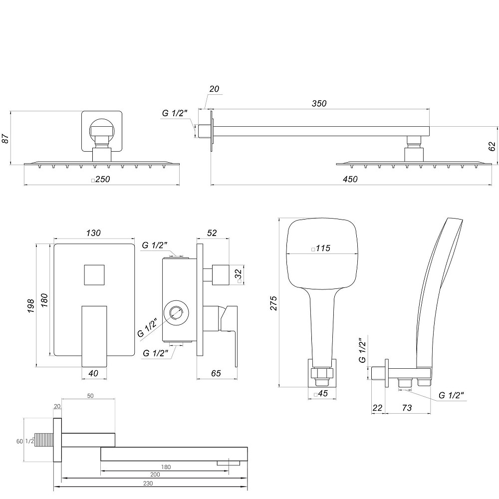 Душова система Globus Lux GLM-305N-SMART Луцк - изображение 9