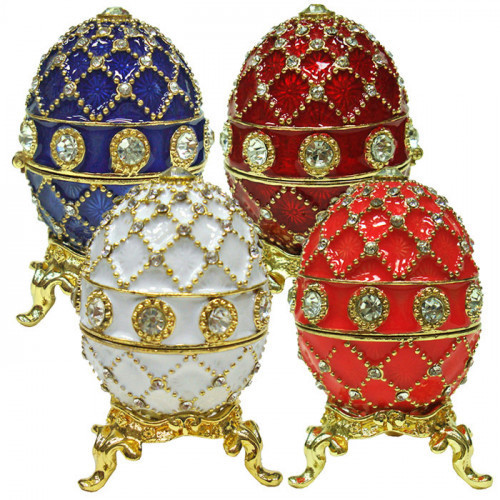 Пасхальна скринька яйце зі стразами Київ - фото 1