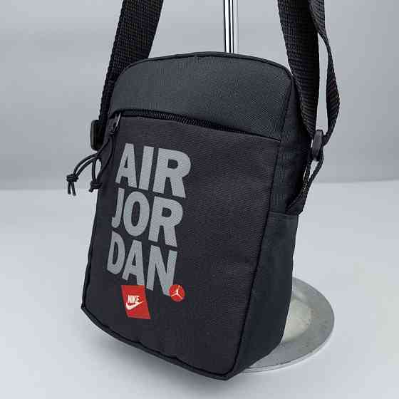 Сумка месенджер чорна Джордан Air Jordan Киев