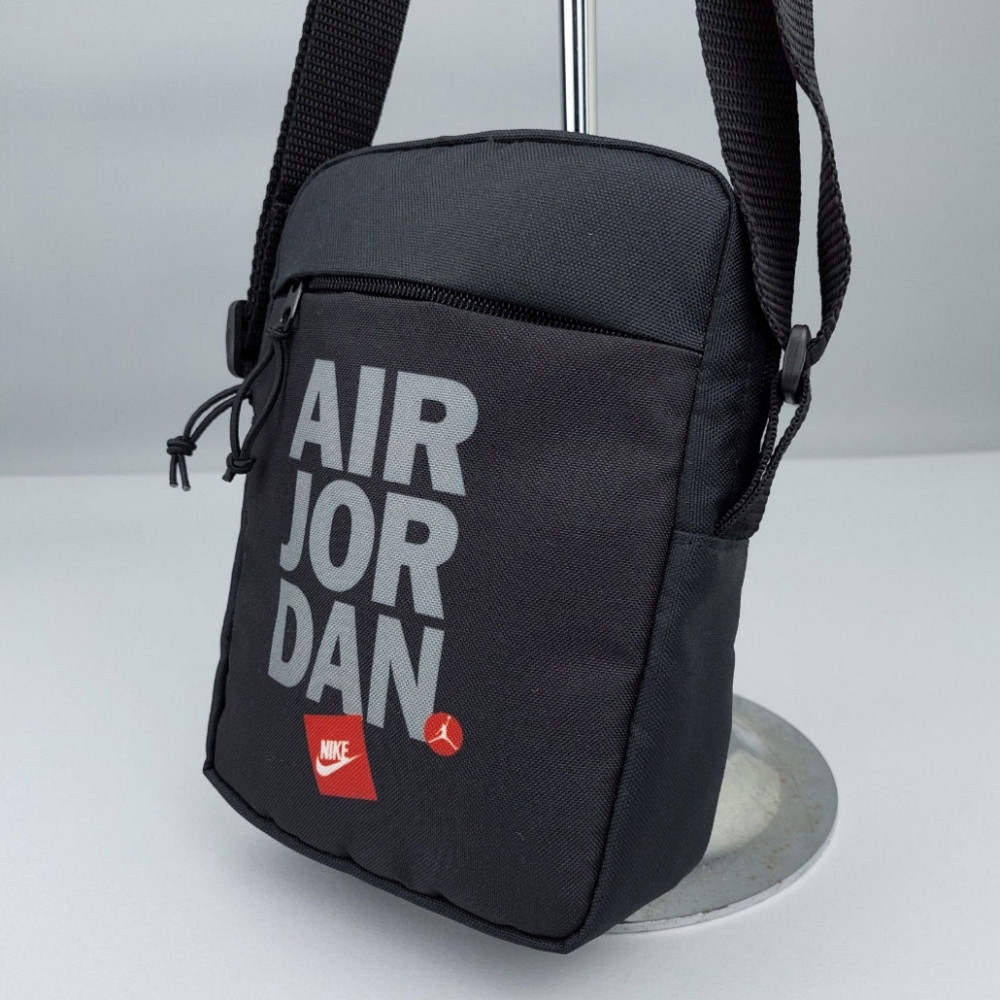 Сумка месенджер чорна Джордан Air Jordan Київ - фото 3