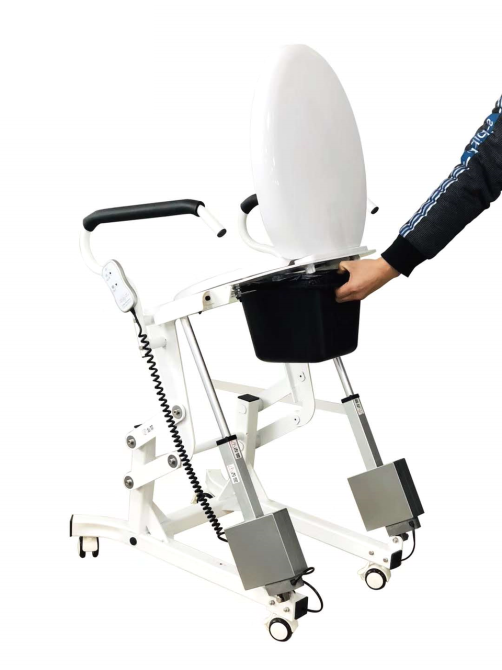 Крісло для туалету c підйомним пристроєм і підставним судном LWY-002. Дніпро - фото 4